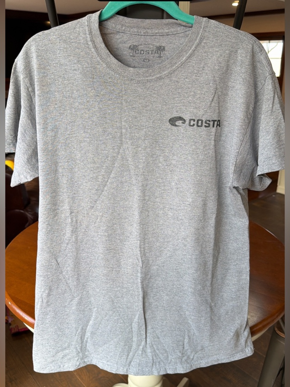 Medium Costa grey fish shirt